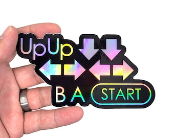 UpUp Cheat Code Holographic Sticker