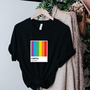 Camisa de color LGBTQ, regalo del mes del orgullo, victorias de amor, camisa de colores del arco iris, camiseta LGBTQ, mes del orgullo LGBTQ, camisa del orgullo imagen 3