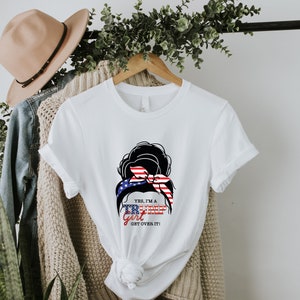 Ich bin immer noch ein Trump Girl I Make No Apologies, patriotisches Shirt, politisches Shirt, Trump Girl Shirt, Republikaner Shirt, MAGA 2024, MAGA Ladies Shirt