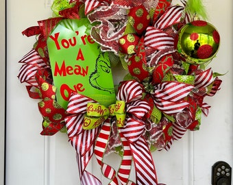 Grinch Wreath, What a wonderful awful idea!