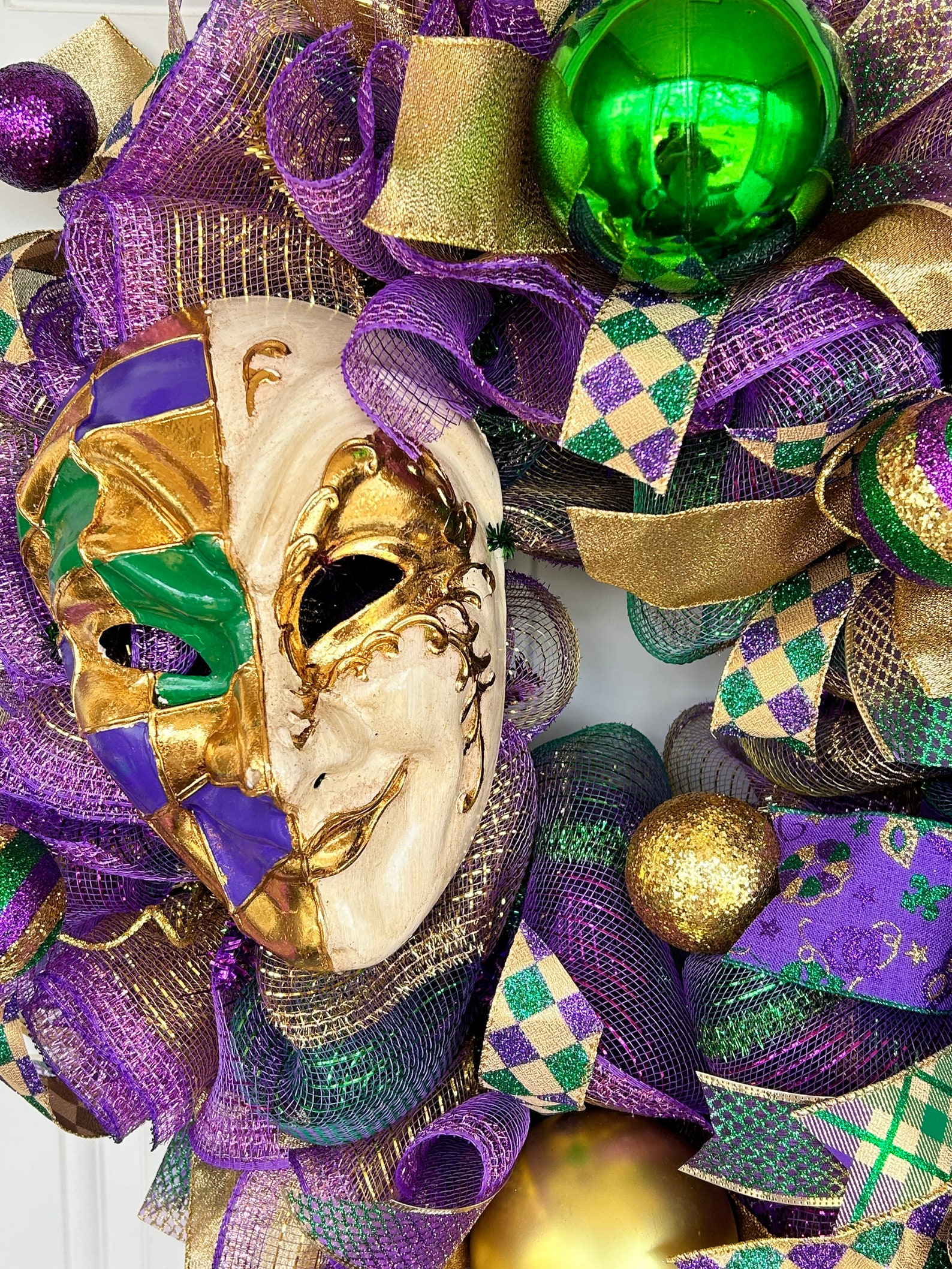 mardi gras front door mat