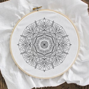 Mandala Pattern - EMBROIDERY PATTERN ONLY