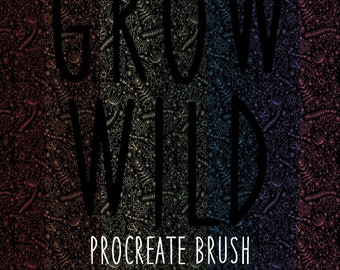 Grow Wild | Procreate Brush