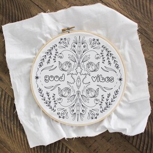Good Vibes - EMBROIDERY PATTERN