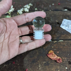 Round Glass Bottle Stopper, perfect fit on round bottles, Witchcraft, Cosplay, LARPing