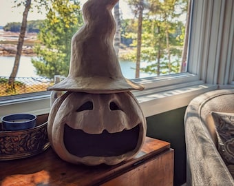 Paper Mache Witch Hat - Halloween, Witch, Witchcraft