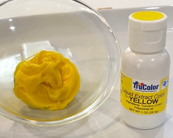 Yellow Liquid Gel Food Color Extract