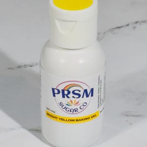 Bright Yellow Baking Gel