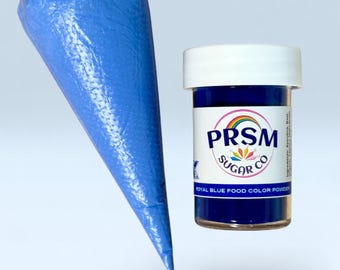 Polvo sin colorante azul real