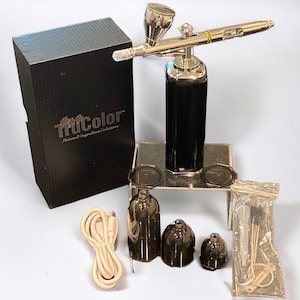 Juego de aerógrafo inalámbrico de doble velocidad