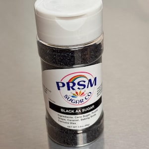 Black Sanding Sugar 3.5oz