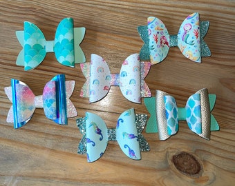 Mermaid & Rainbow Bows