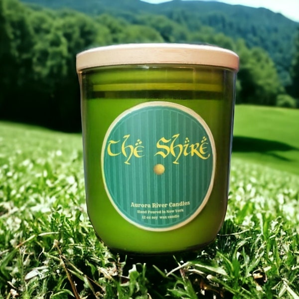 The Shire, Lord of the Rings candle, Hobbitcore, bookish candles, lotr gift