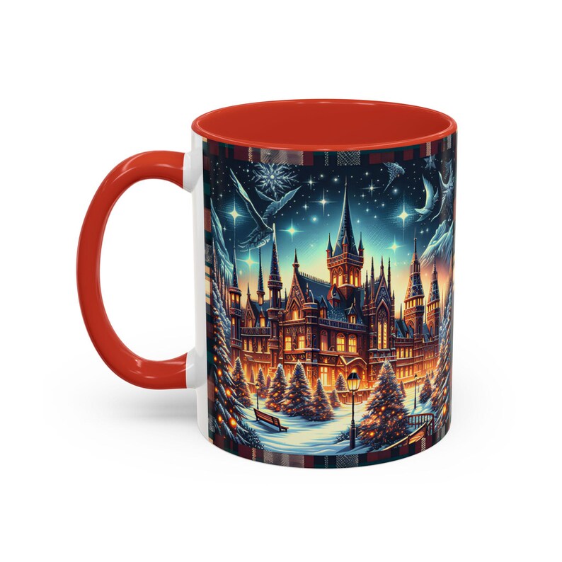 Magical Castle Mug for Book Lovers Holiday Gift Inspired by Hogwarts Etsy