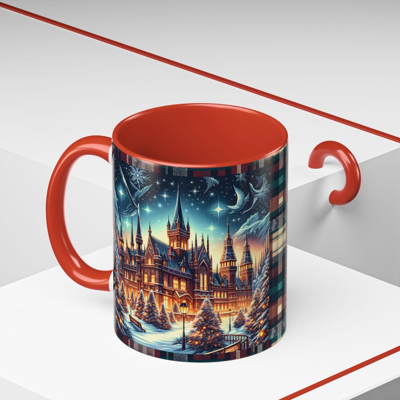 Magical Castle Mug for Book Lovers Holiday Gift Inspired by Hogwarts Etsy