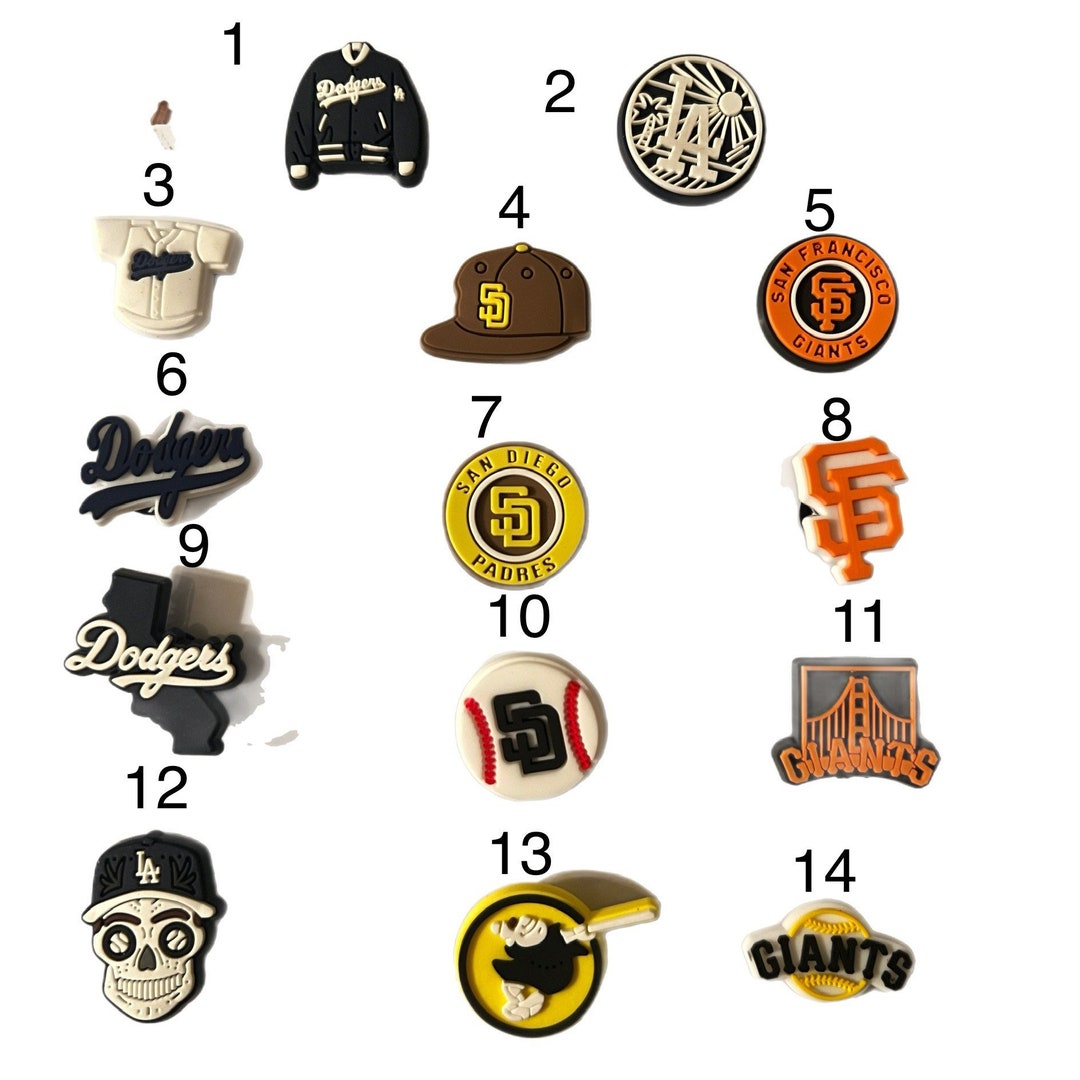 Baseball Croc Charmssports Croc Jibbitz Padres Etsy