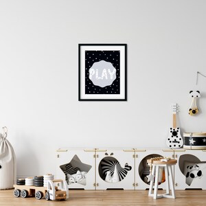 Afirmaciones para niños Impresión digital, JUGAR, Afirmaciones para niños, AFFUNMATIONS, Dormitorio de los niños, Sala de juegos, Arte mural, Arte imprimible