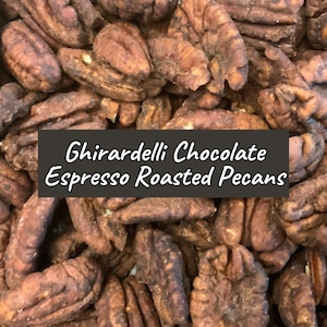 Ghirardelli Chocolate Espresso Roasted Pecans: Gourmet Food Gift
