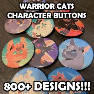 Battle Cats Character Buttons - 800+ CHARACTERS - Read listing description!
