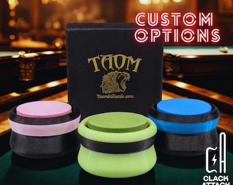 Portagesso rotondo per gesso da biliardo Taom