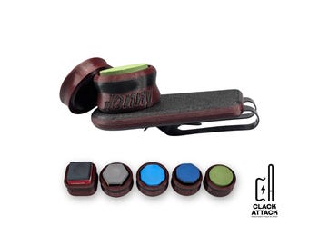 Kohlefaser Magnetischer Kreidehalter - Schwarz/Dunkle Kirsche