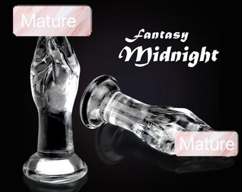 Clear Dildo Fantasy Silicone Dildo for Women Strong Suction Cup Dildo Jelly Dildo,Strap on Adult Sex Toy Mature Dildo