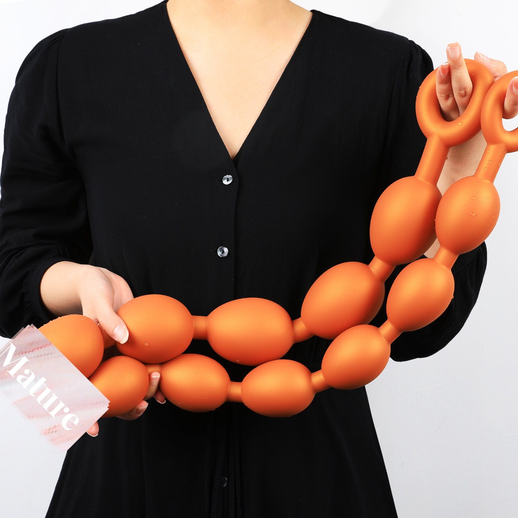 42cm 16 Fantasy Silicone Dildo Eggs Anal Beads, Butt Plug With Silicone