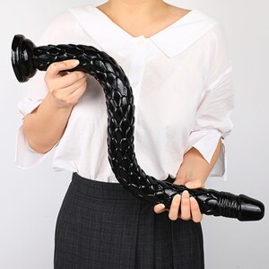 57cm 22FantasyHuge Dildo for Women Strong Suction Cup Dildo Anal Plug Mature Adult Sex Toy Clear Large Long Dildo Black