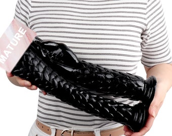 34.5cm 14.58" Fantasy Foot Knotted Huge Dildo, Hand Dildo with Suction Cup, Long Anal Plug Butt Plug, Adult Sex Toy Prostate Massager Mature