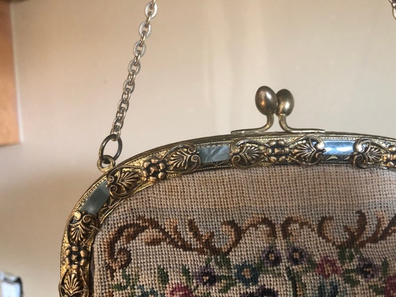 Vintage Petit Point Purse - image 3