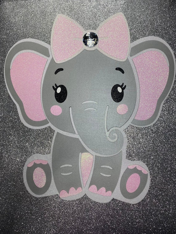 Baby Elephant Backdrop Prop Decor Nursery Decor First Etsy