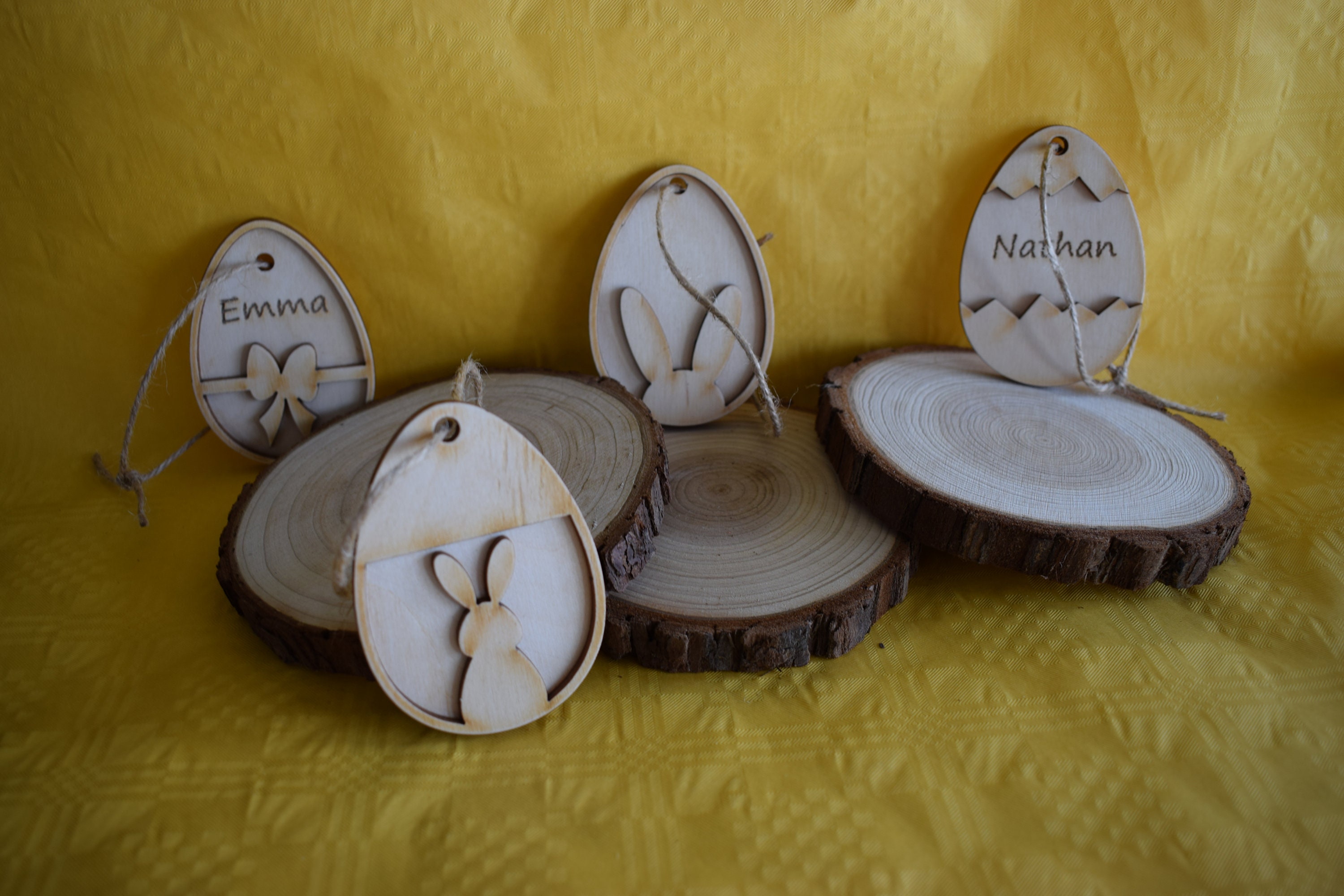 Décoration de Pâques - Suspension Pour Arbre à Personnaliser