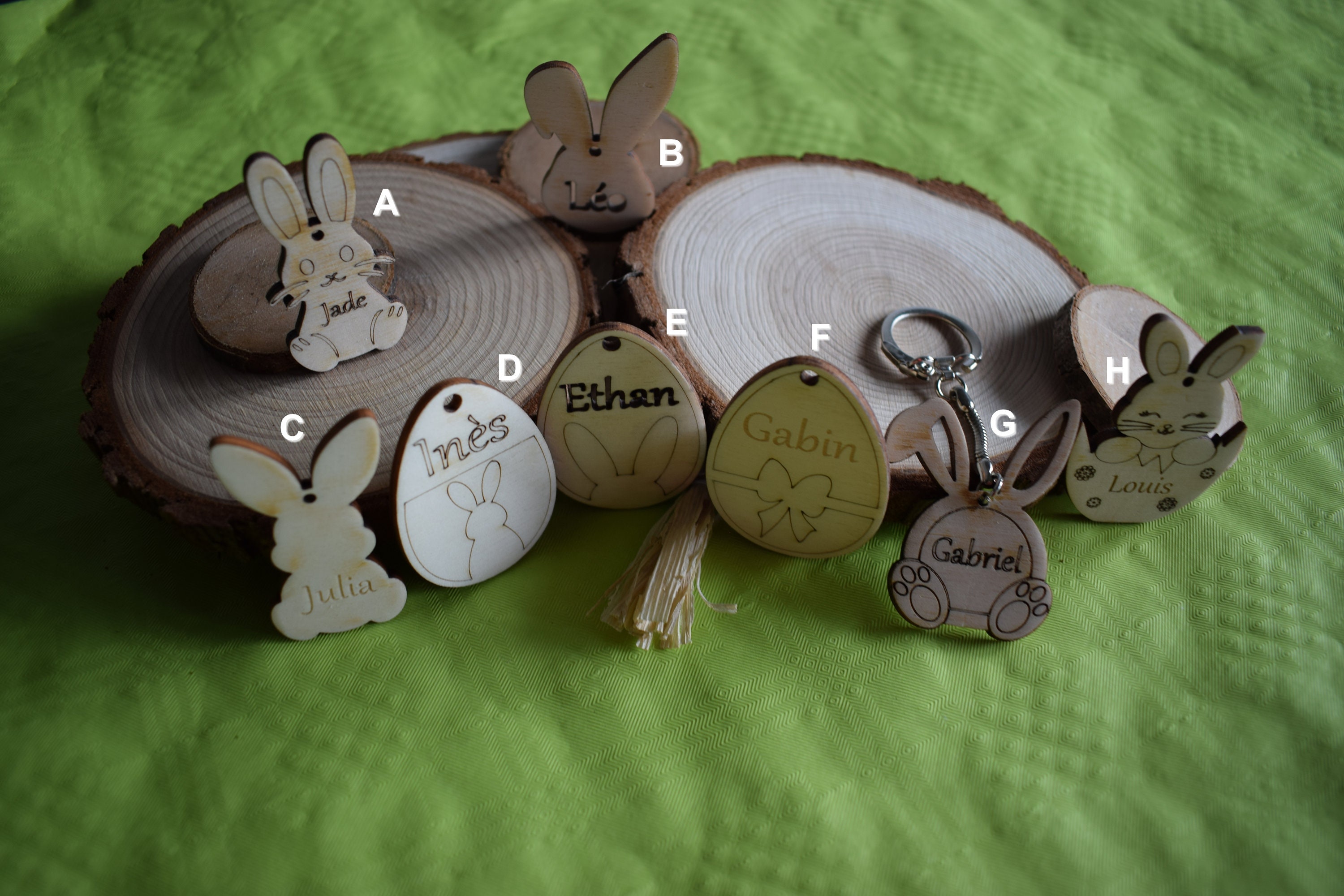 Porte Clé Pâques à Personnaliser Aux Choix
