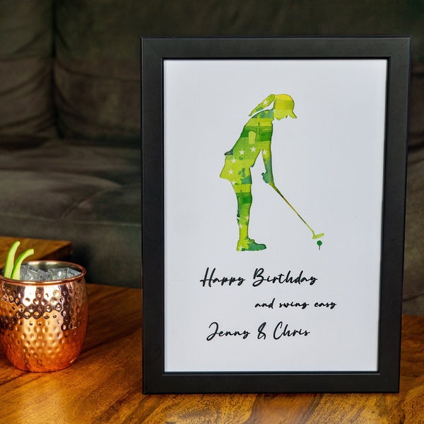 Personalisiertes Geldgeschenk für Golfer Frauen - kreatives Geschenk für Golfer als auch Minigolfer