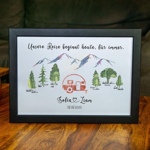 Personalisiertes Geldgeschenk Hochzeit, Geburtstagsgeschenk Camper, Hochzeitskarte, universelles Weihnachtsgeschenk, zur Silberhochzeit uvm.