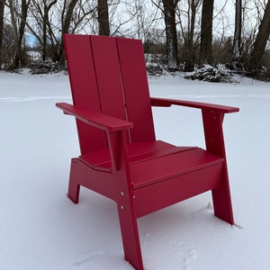 Modern Adirondack Chair Plans .SVG - For CNC Router Or Template Making