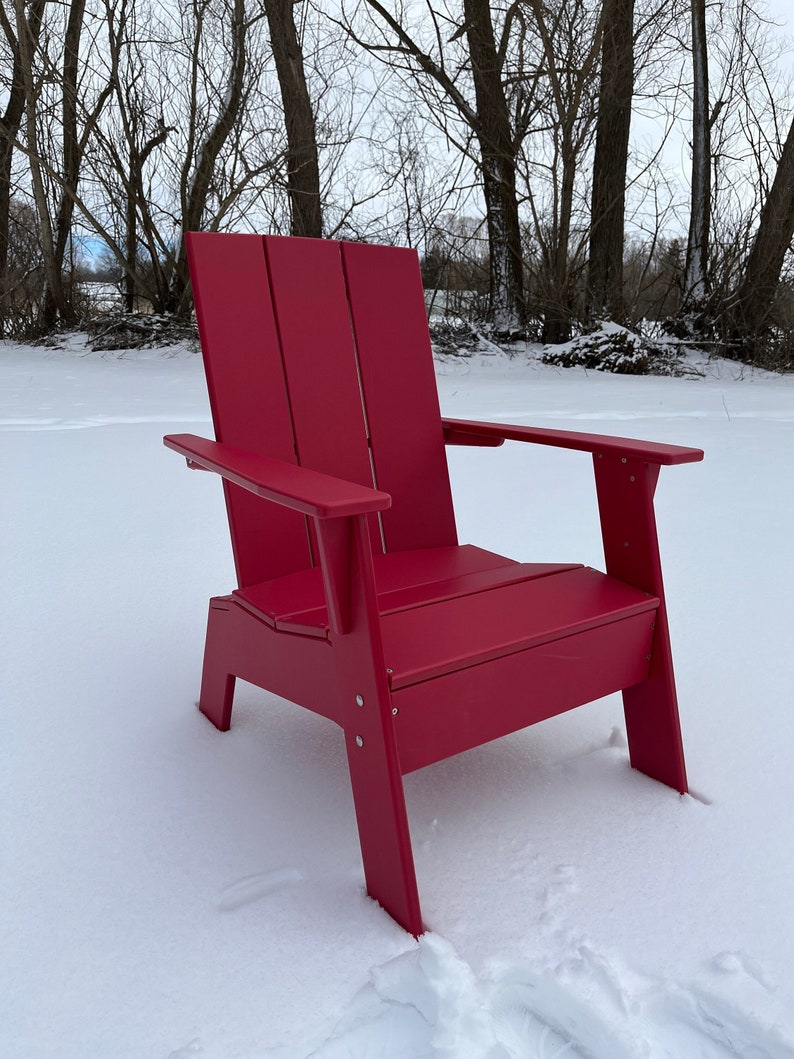 Modern Adirondack Chair Plans .SVG for CNC Router or Template Making Etsy