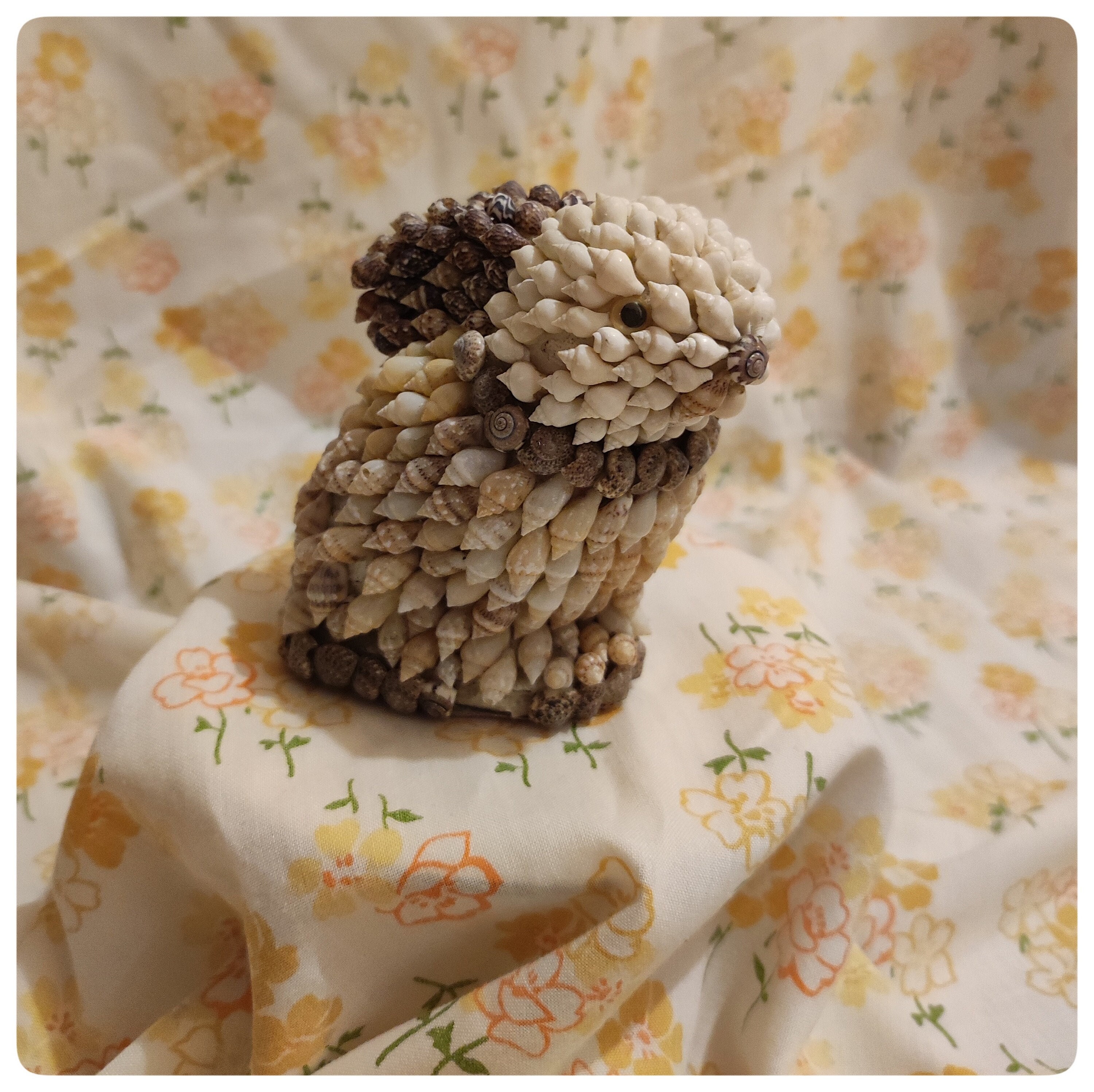 Lapin en Coquillage, Décoration Vintage, Atypique