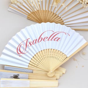Party Favor Wedding Fans/Personalized Fans/Custom Bridesmaid Favor/Fans for Guest/, Quinceañera, Baby Shower, Birthday, Memorial Gift