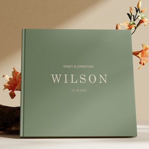 Custom Minimalist Wedding Book/Guest Book For Anniversary /Bridal Shower/Engagement/For Couple, Lover,Bride And Groom