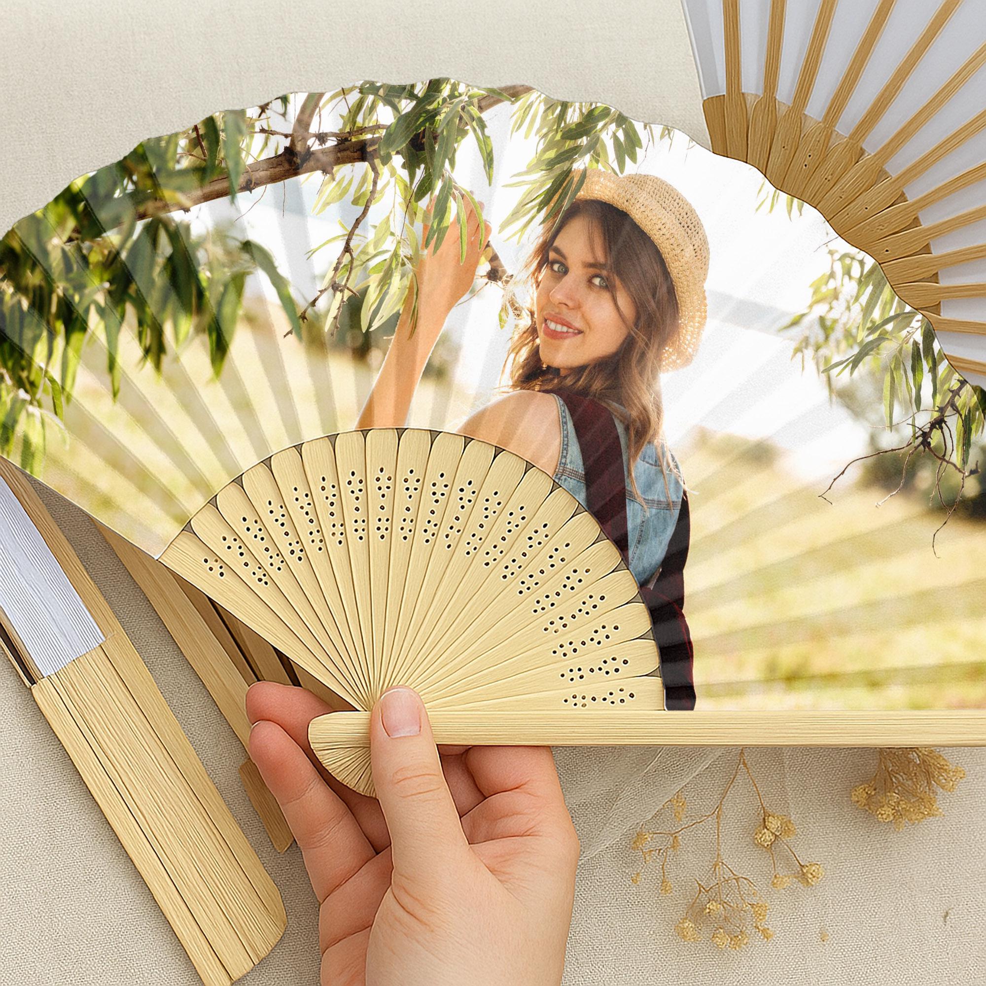 Personalized Fan With Photo/custom Folding Fan Favor for 15th Birthday ...