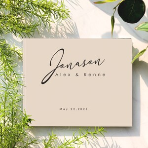 Individuelles Hochzeitsplanerbuch - Einzigartiges Gästebuch - Personalisiertes Hochzeitsalbum - Elegantes Gästebuch/Hochzeitsgeschenk/Gästebuch Ideen