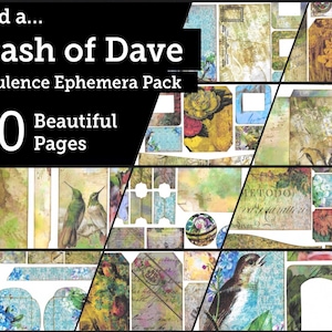 Opulence Ephemera Digikit: Junk Journal Printable Pages (Digital Download)