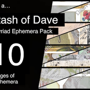 Myriad Ephemera Add On, Digikit, Digital Papers, Junk Journal Printable Pages