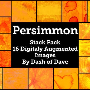 Persimmon Digikit, Digital Background Papers, Junk Journal Printable Pages, Digital Junk Journal, Instant Download