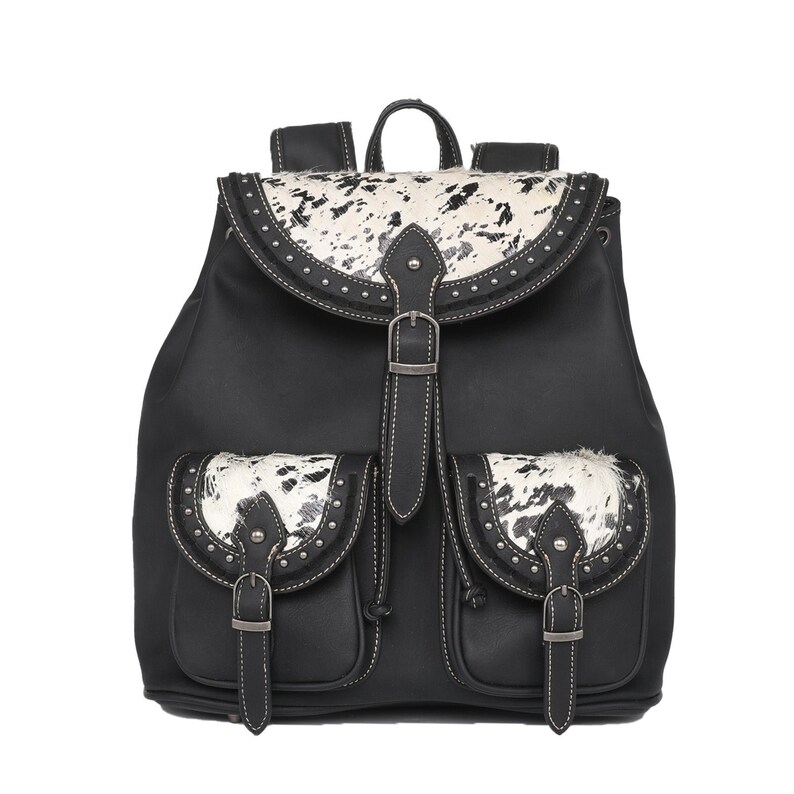 Western Cowhide Backpack Concealed Carry Leather Purse Etsy