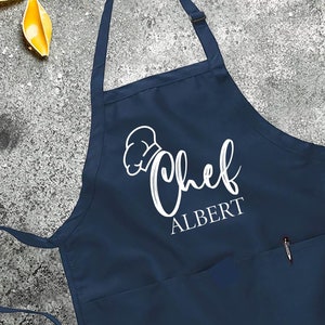 Customized Apron, Chef Printed Apron, Printed Kitchen Apron for Women & Men, Personalized Gift, Cute Apron For Women Men, Printed Apron,