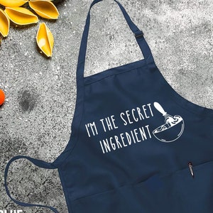 I&#39;m The Secret Ingredient Apron,Gift For Her, Funny Apron For Men, Gag Gift For Man, Baking Apron, Bbq Apron, Wife Gift Grilling,Funny Apron