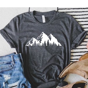 Mountain Shirt, Hiking Shirt, Camping Shirt, Nature Shirt, Hiking Mom Shirt, Mountains Are Calling, Mountain T-Shirt, For Women, For Men