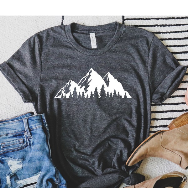 Mountain T Shirt - Etsy